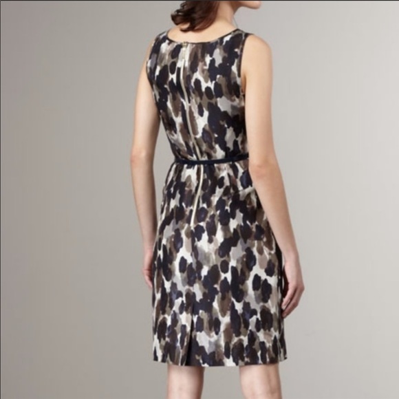 kate spade Rhea Ruffle Ink Blot dress EUC sz 8 - Picture 3 of 11